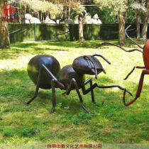Large-scale simulation insect production popular science props exhibition ant sculpture model insect hall display machine model customization