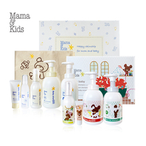 Japans native mamakids infant and child gift box shampoo and shower lotion set bear limited edition