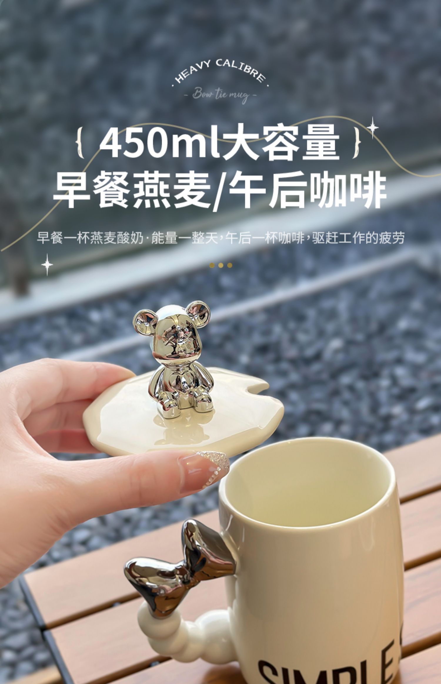 ins陶瓷马克杯带盖勺子家用创意情侣杯女高颜值办公室茶杯咖啡杯