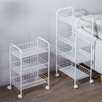 Small cart shelving bedroom storage floor rack snacks storage rack kitchen shelving ground multilayer vegetable racks