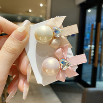 Explore unfamiliar streets ~ The same style of exquisite and high-end temperament bow beads in Dongdaemun South Korea about 5cm long