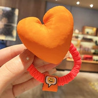 Оранжевый круглый круг волос