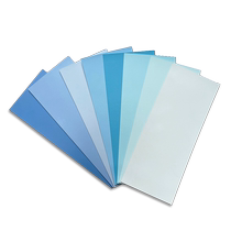 (Chinese Architectural Color Card) Blue Single Page Color Card Color Chip Color Source China Architectural Color Card