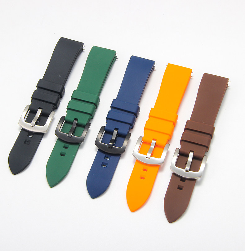 Soft Silicone Watch Strap Replacement for Casio, Seiko, Breitling, Citizen, Longines, Rolex Waterproof Sports Watch Strap — تصویر 1