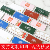 Matches can be customized in stock with colorful tips and lengthened birthday cake room baking creative art advertising matches