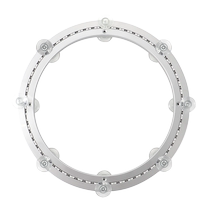 Silent large suction cup dining table base rotating shaft rotating core solid wood round table marble glass aluminum alloy rotating 60cm
