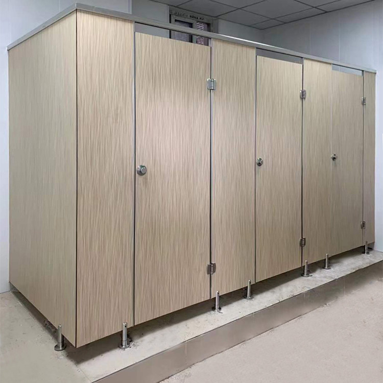 Customized public makeup room partition plate stainless steel alloy cellular partition toilet PVC water resistance plate