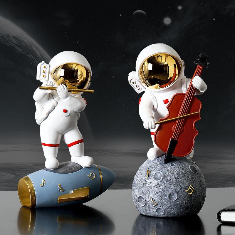 Cosmonauts Pendulum Pieces Living Room Decoration Astronauts Tabletop Office Furnishing Creative Goods Small Band Children's House Modern-Taobao