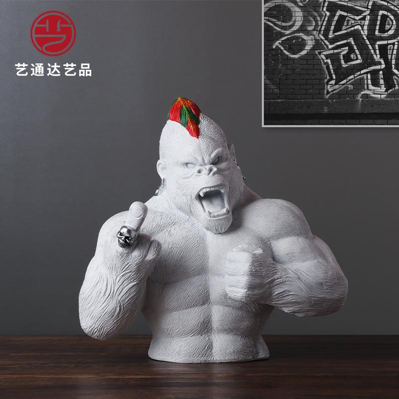 Resin Creative Decoration Balcony Garden Arranged Patio Outdoor Sculpture Pendulum with modern minimalist handicraft rage Grand-Taobao