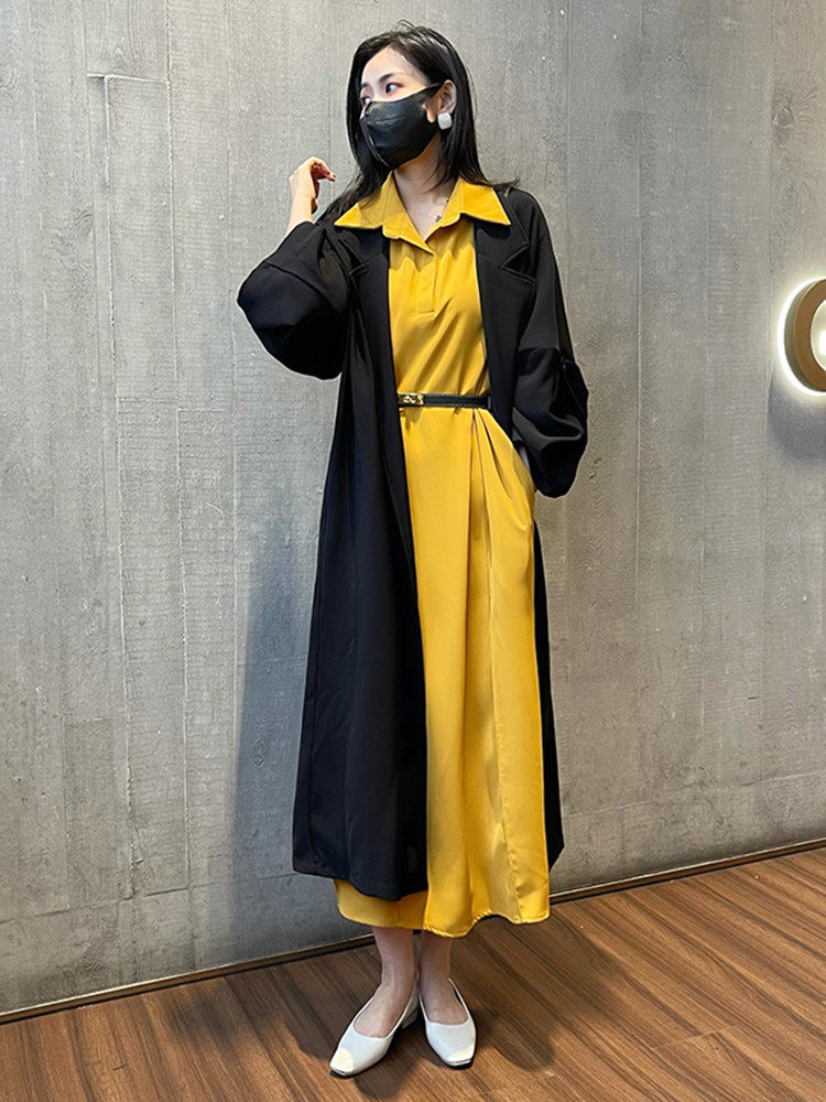 Sandro bassa 2021 new early autumn fashion windbreaker coat female French dress suit