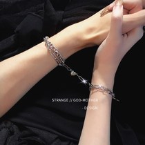 Couple bracelets a pair of induction vibration magnetic girlfriends two people attract double couples long-distance love birthday gift