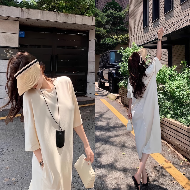 Maternity Dress Summer 2026 New Style Lazy Style Light Luxury High-End Mother's Maternity Wear French Style Long Dress