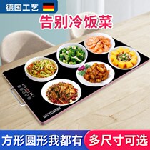  Meal Heat Insulation Board Round Swivel Warm Cutting Board With Hotpot Hot Vegetable Thever Home Heating Insulated Tabletop Hot Dish