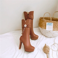 Коричневый, утепленный, 8 см