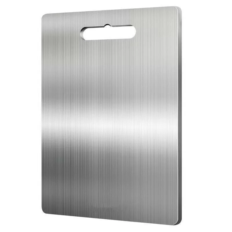Double-sided universal cutting board stainless steel, increased thickness