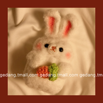 Carrot little white rabbit handmade plush thread suitable for airpods2 protective sleeve cute ins wind apple airpodspro soft shell all-in-one 3rd generation wireless bluetooth headset autumn and winter new