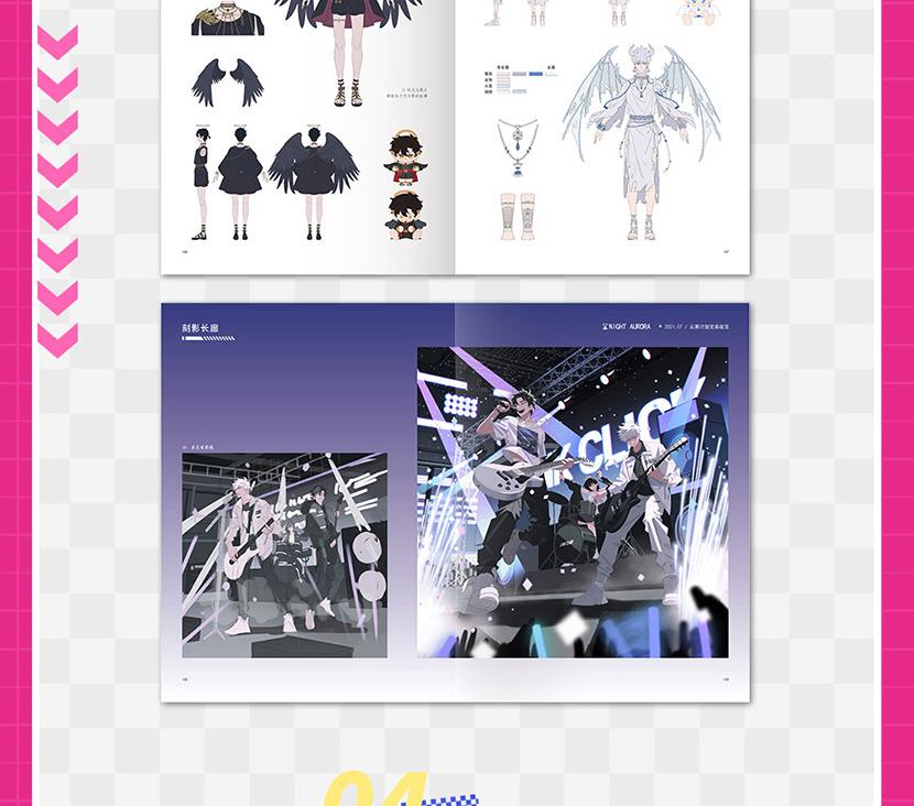 Link Click animation art books character sheets and stage artwork previews