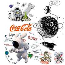 Astronaut NASA spaceman vector material T-shirt heat transfer heat transfer high-definition png