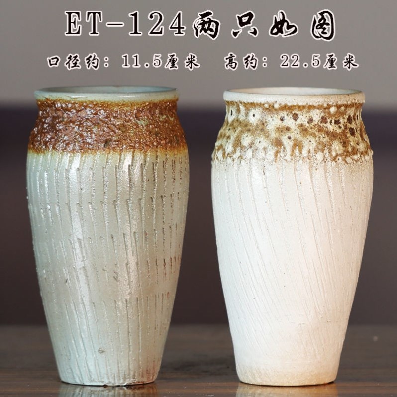 Fine high flower pots 2021 new living-room large flower pots handle special price loss Bennet red slips are approximately coarse and breathable