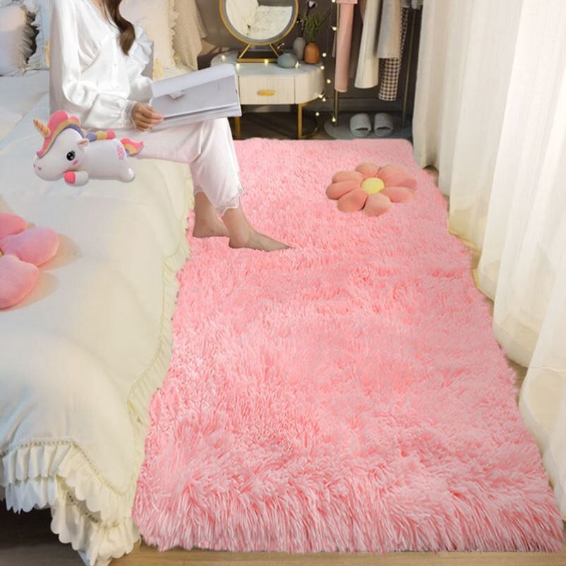 Room decoration girl bedroom carpet thickened carpet bedroom girl dirty bedside living room tatami room