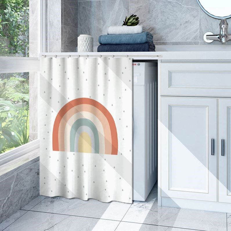 Washing machine sunshade roller automatic washing machine cover cover cloth open waterproof sunscreen balcony ugly cloth cover