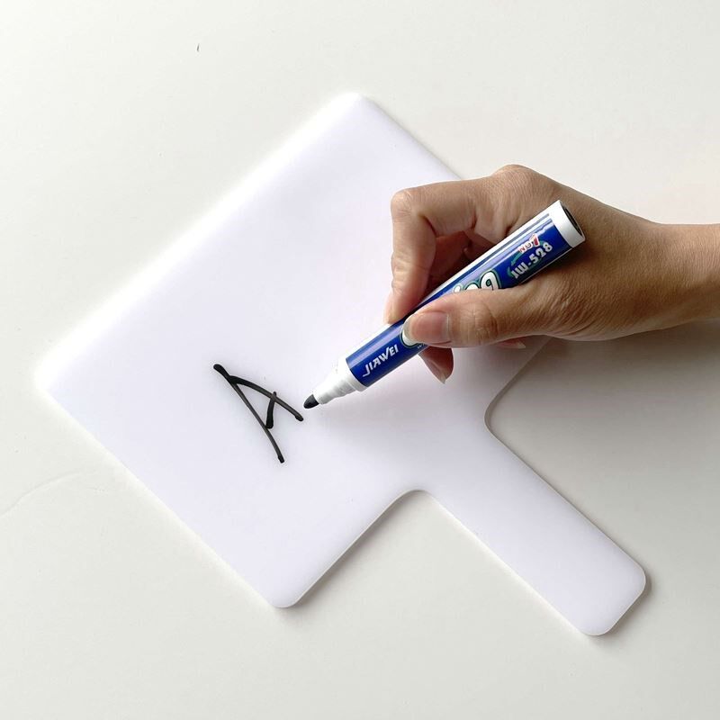 Acrylic board notes acrylic English classroom hand-held double-sided answering small whiteboard writing can be erased teachers teach