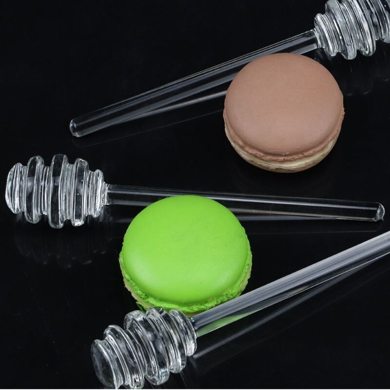 Take Honey Special Spoon Gourmet Food Tool Honey Stir Stick Creative Cute Glass Long Handle Coffee Jam Stirring Stick