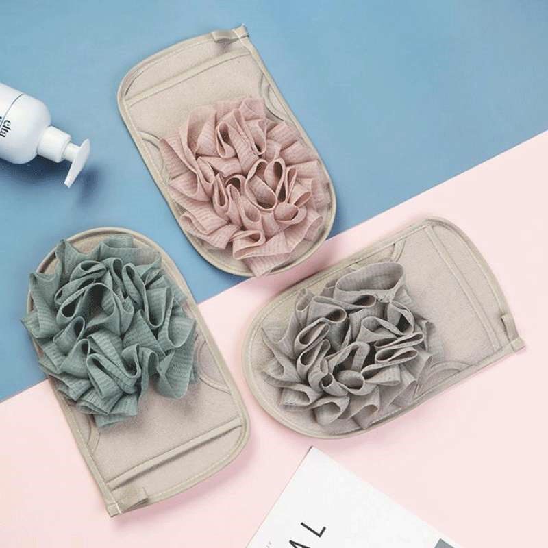 Bath towel, mud artifact, back rubbing, children's ladies, no pain, bath flower, strong supplies, bath towel, gloves, household