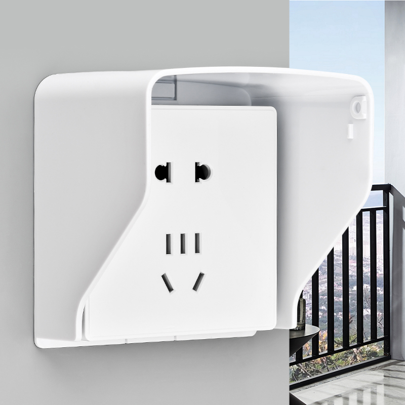 Universal 86-type socket waterproof box outdoor outdoor waterproof junction box community charging pile rain cover protection cover