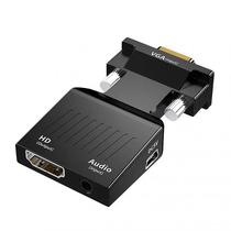 HD 1080P HDMI para VGA converter adaptador com áudio para P