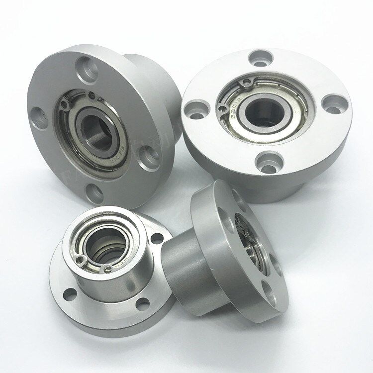 Circular flange bearing seat round flange bearing seat cylindrical guide sleeve sliding bush assembly with clasp ball bearing