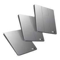 Delixi household type 86 ultra-thin two-in-one 2-in-one multi-control light switch socket panel CD290 series