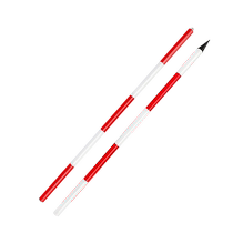 Mark bar Flower Rod Measurements Test Depth Rod Test Rod Aluminum Alloy Red White 2 m 2 m 3 m 5 m 5 m Telescopic Measuring With Flower Stem