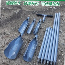 Luoyang Shovel Fall Sun Shoveling Earth Tools Dig Hole Manganese Steel Ditches Dongle Agricultural God Instrumental Shovel Digging Pit Tools Loyo Shovel