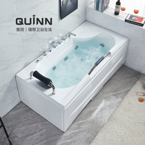 Rifeng official household adult acrylic single massage bathtub with handrails smart thermostatic bathtub 1 4-