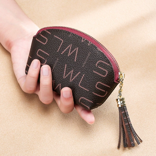 Кошелек, короткая сумка через плечо, ультратонкий бумажник, маленькая маленькая сумка клатч с молнией, монеты, ключница, картхолдер, коллекция 2023