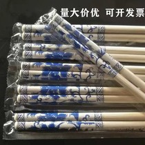 Disposable Chopsticks Chopsticks Disposable Household 100 Double Hotel Cutlery Fire Pan Shop Wine Mat With Restaurant Bamboo Quick Coarse