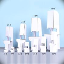 Gray card special board support back panel small socket banquet triangle background paper back support bracket floor-standing panel kt