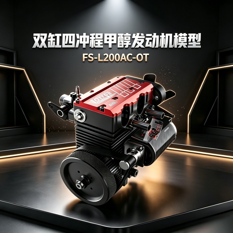 Tuoyang Dual-Cylinder Engine Model Four-Stroke Methanol Engine Assembly Model Fs-L200Ac-Ot