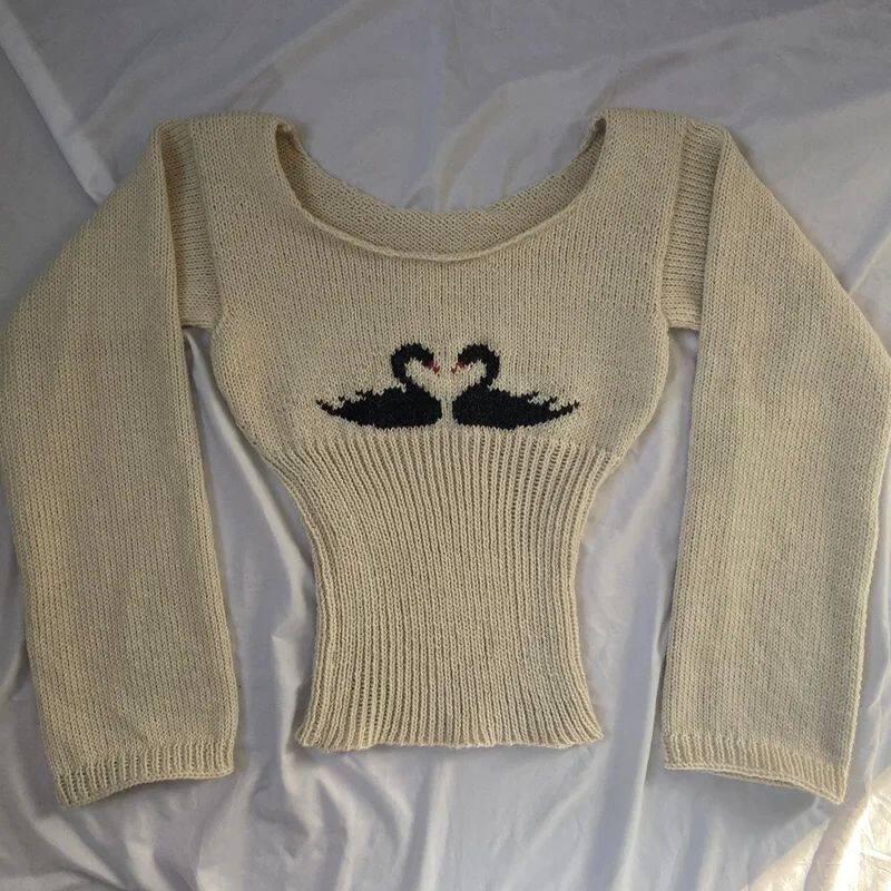 Y2K vintage sweater - Taobao product photo 2