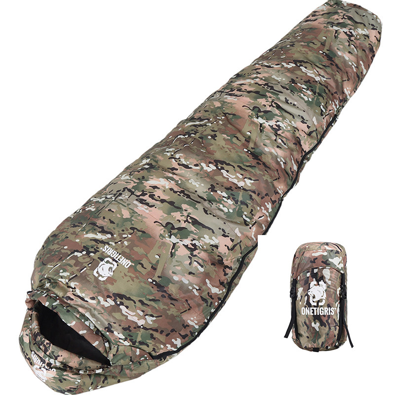 ONETIGRIS One Tiger Camp Sleeping Bag Outdoor Autumn Winter Super Light Warm Field Portable Camp Down Sleeping Bag