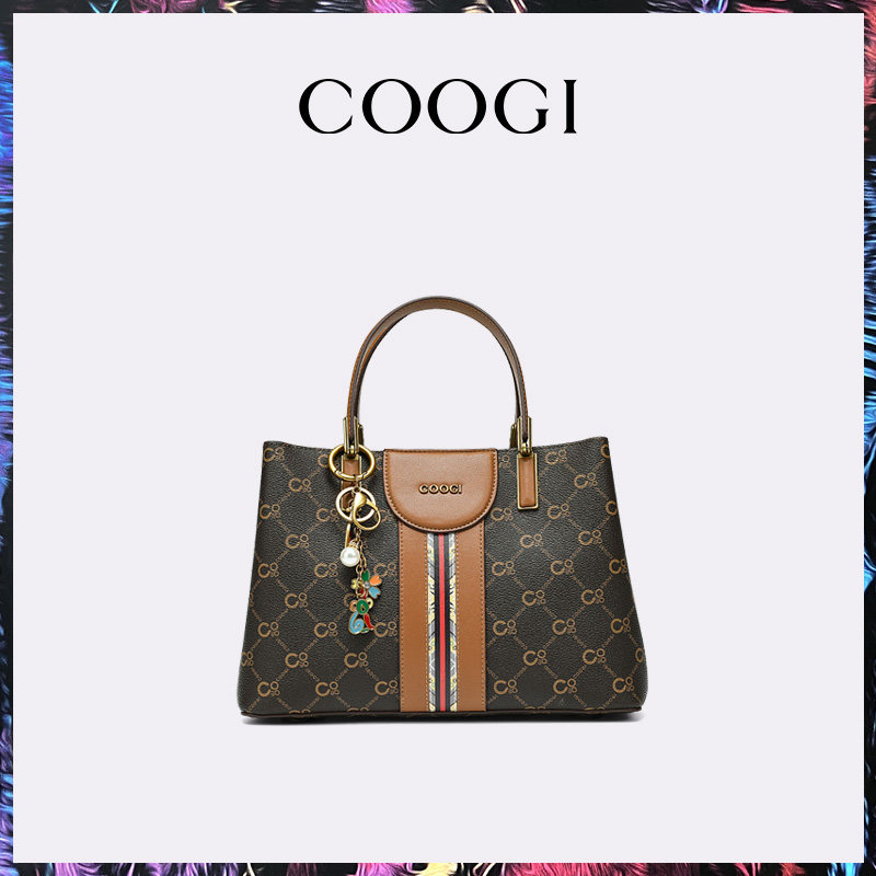 Женская сумка COOGI bag, новинка 2025 года, большая вместительная сумка для поездок на работу, легкая роскошная сумка-мессенджер высокого класса