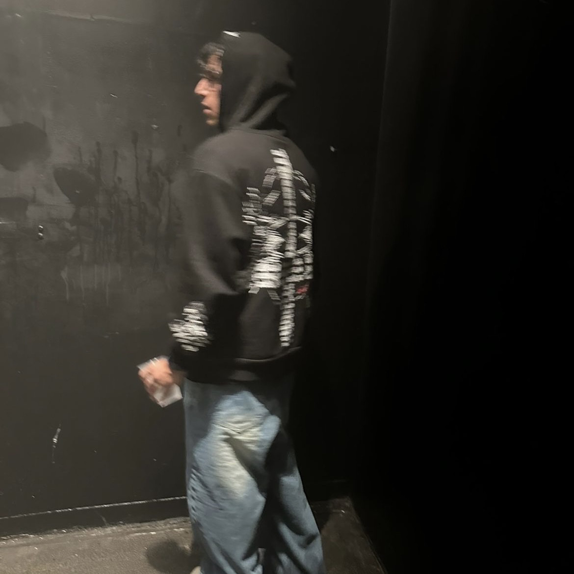 Ken carson a great chaos tour hoodie: opium-style hooded zip-up