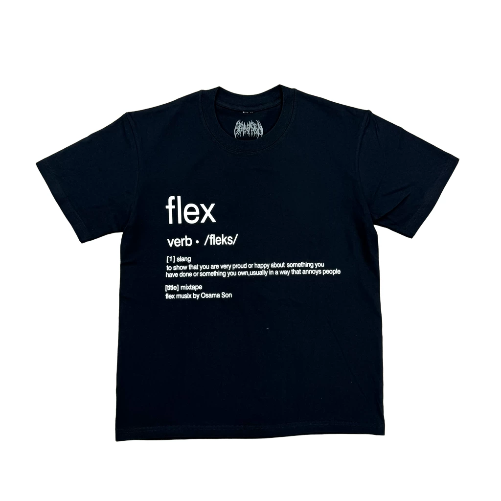 Короткая футболка с рукавами по месту проведения тура OsamaSon Flex Musix, ограниченная коллекция, футболка с коротким рукавом