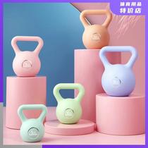 Dumbbell strength lift kettlebell fitness equipment womens kettle butt home training exercise deep butt mens kettlebell squat