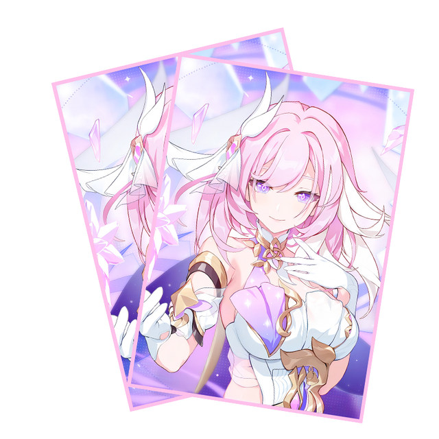 Yu-Gi-Oh Card Sleeve Alicia Card Sleeve Honkai Impact Official DIY Flash Card Protective Sleeve 63x90100 pieces