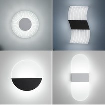 Wall Lamp Bedroom bed headlights Living room led modern minimalist Creative Extreme Minima Aisle Indoor Net Red Nordic Small Wall Lamp