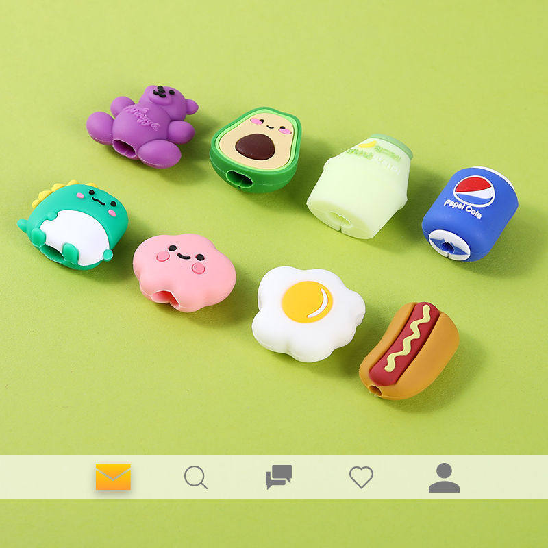 Suitable for Apple data cable protective sleeve OPPO Huawei charger protective sleeve bite a headphone protective sleeve