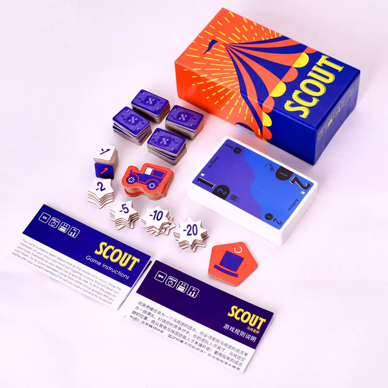 Scout Circus Star поиск настольная игра 2-5 человек карточная игра веселый семейный досуг OINK серия