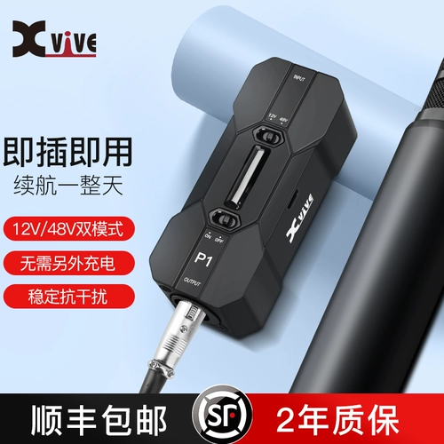 Литиевые батарейки, портативный микрофон, блок питания, P1, 48v, 12v